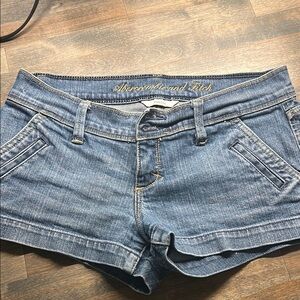 Abercrombie & Fitch Blue Denim Women's Shorts
